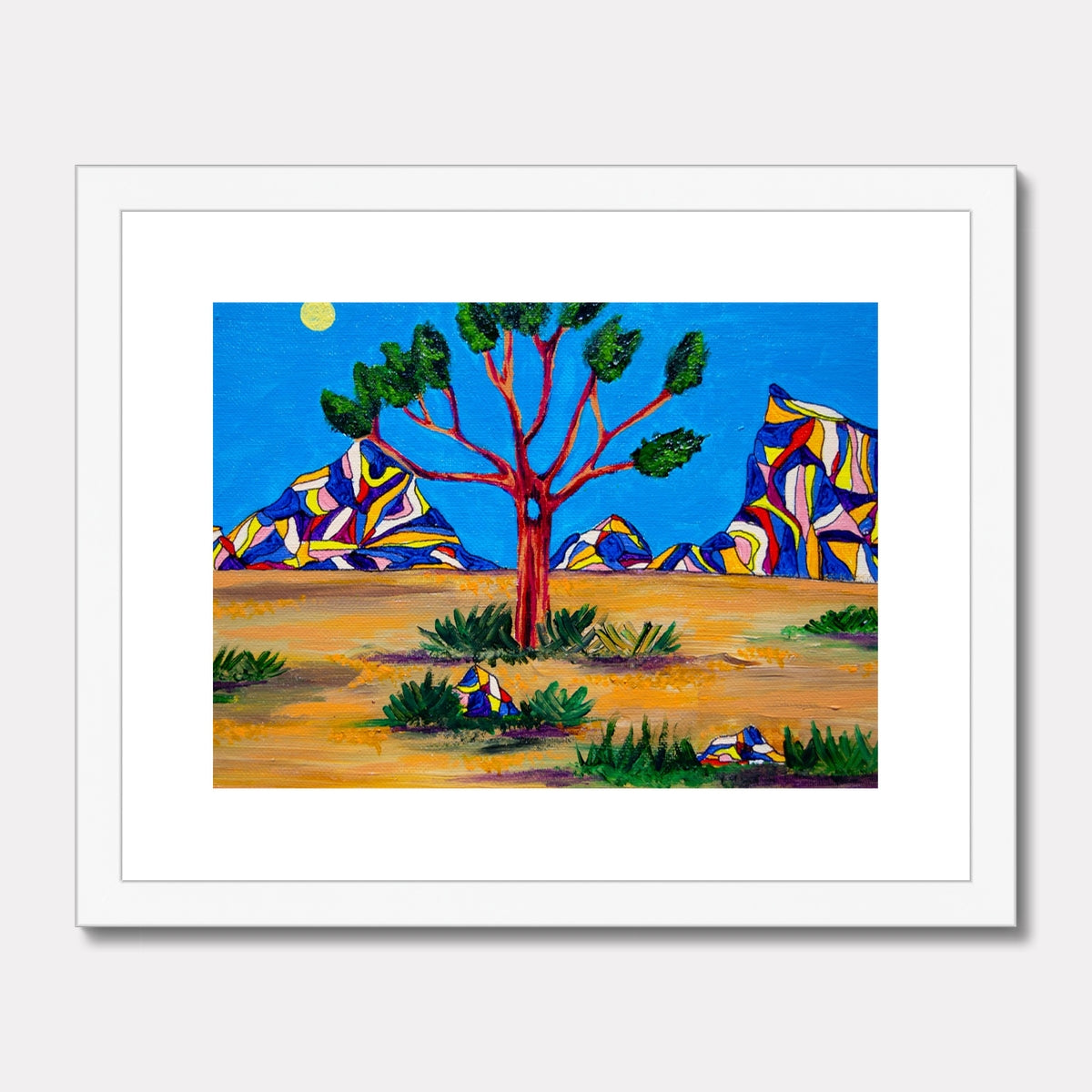 Lone Tree Framed & Mounted Print