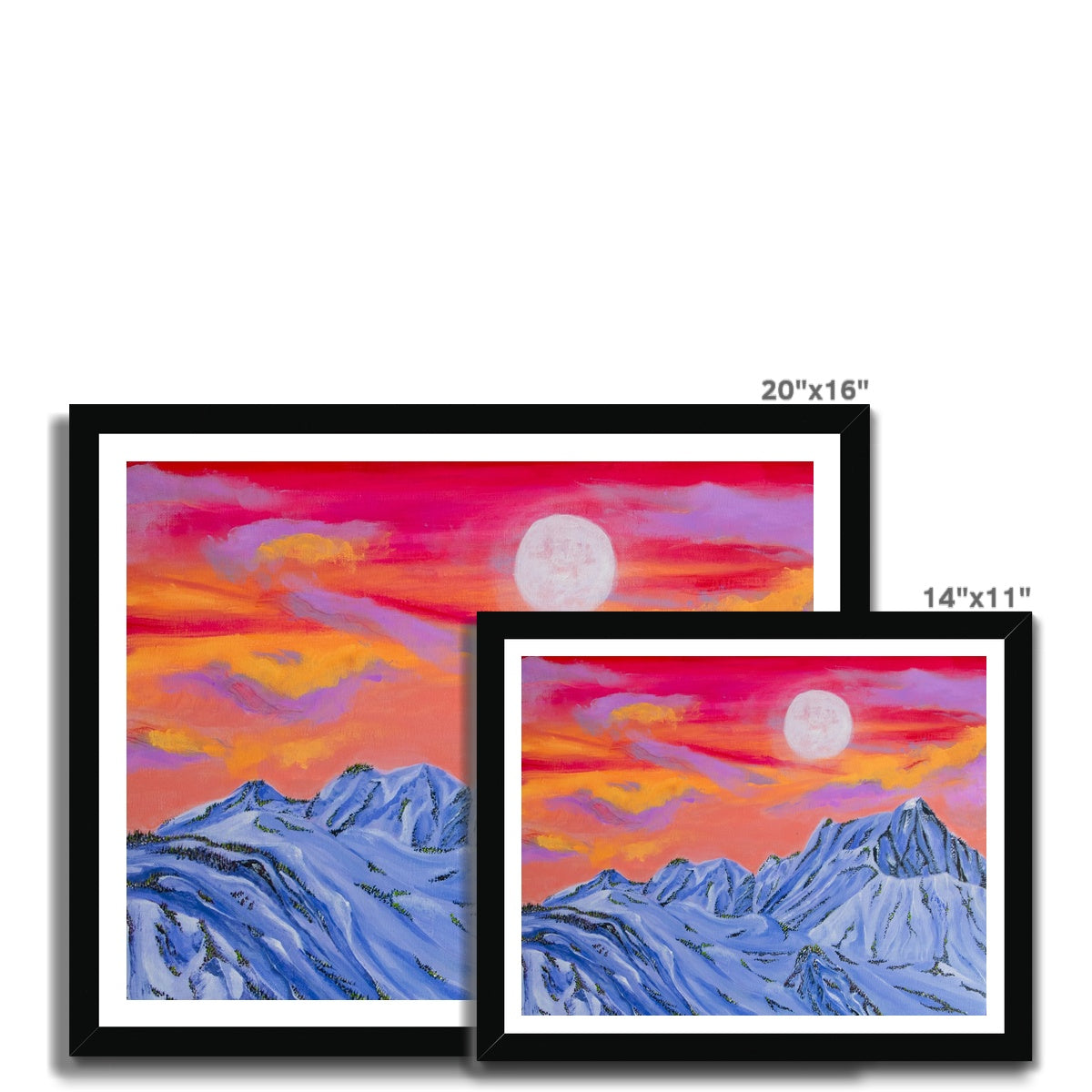 Moon Glow Framed Print