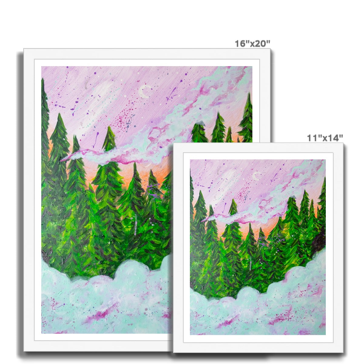 Forest Fog Framed Print