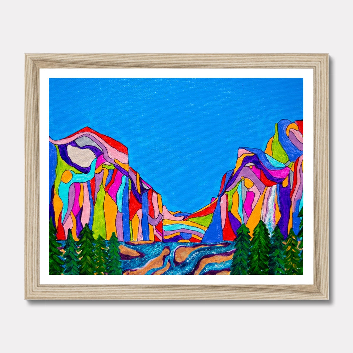 The Valley Framed Print