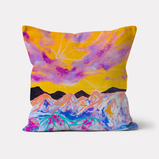 Winter Solstice Art Deco Pillow