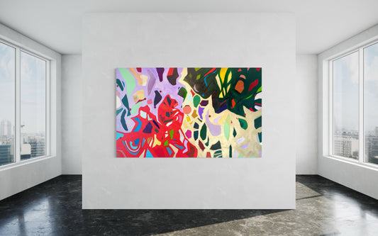 Amidst Chaos Original Abstract Painting