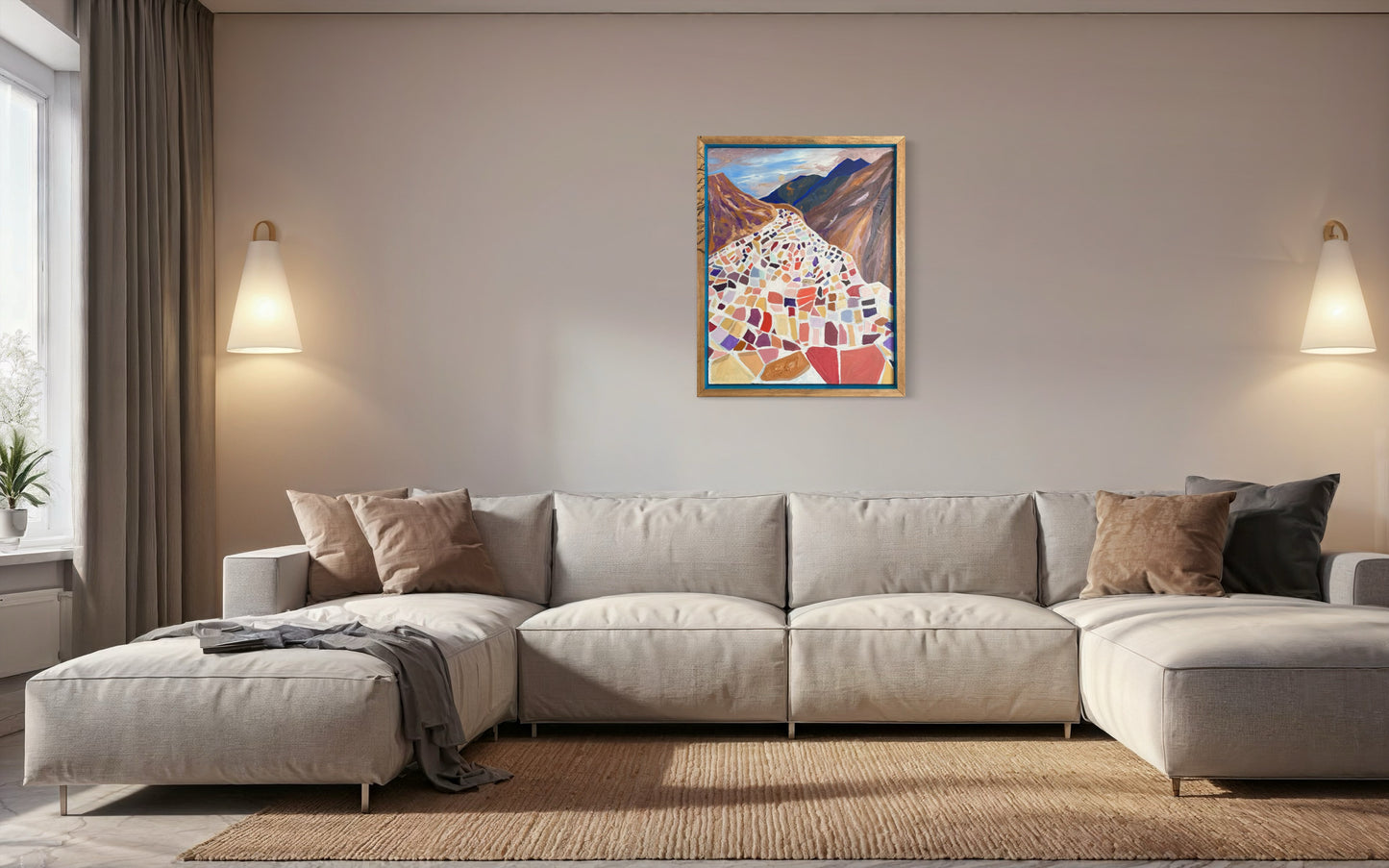 Valley of Salt original painting