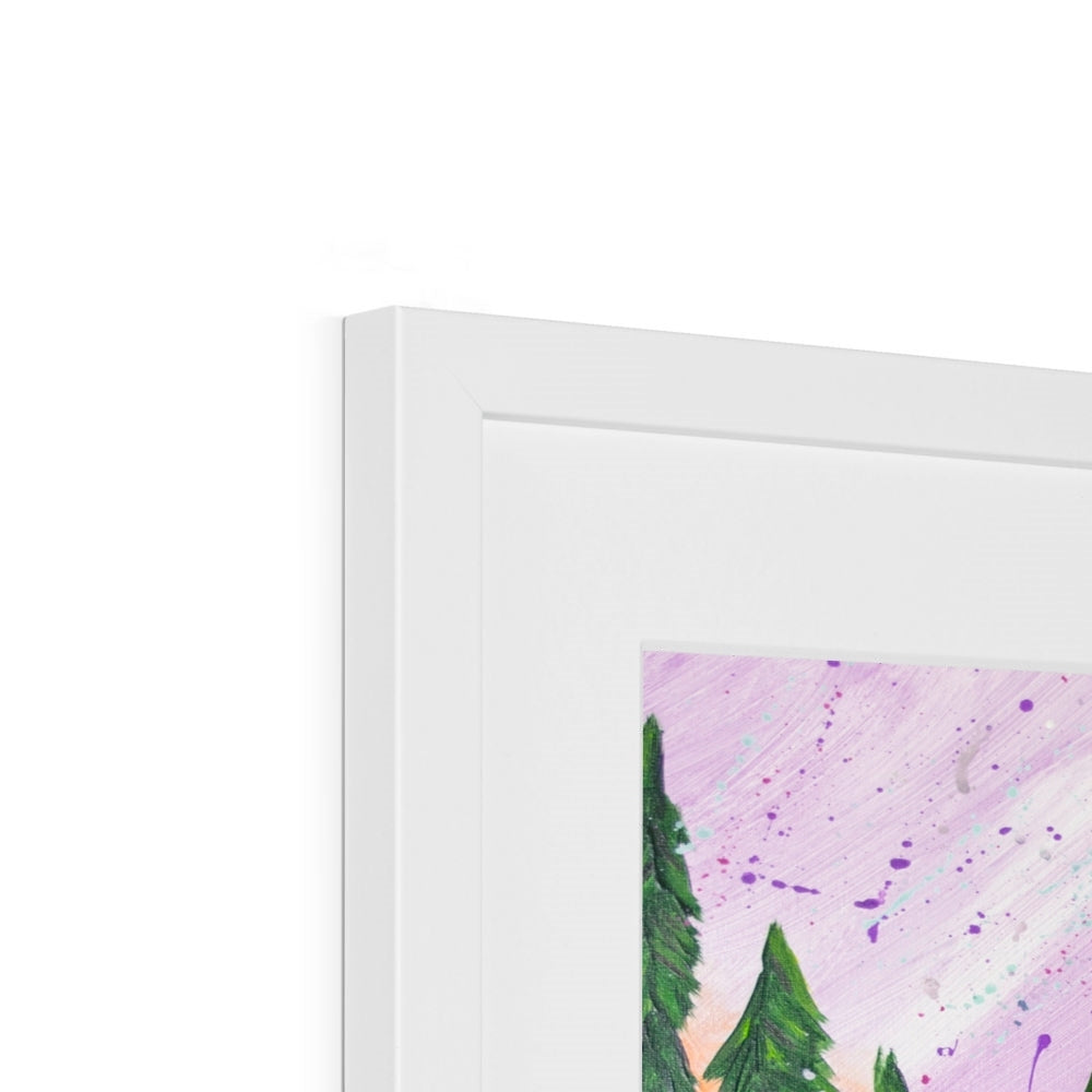 Forest Fog Framed & Mounted Print