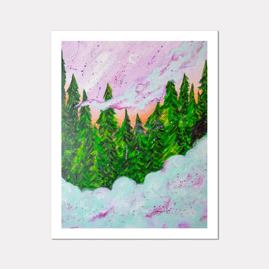 Forest Fog Fine Art Print