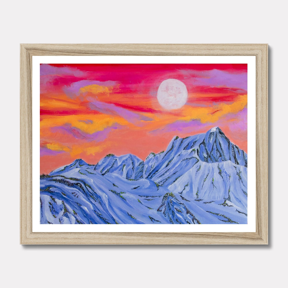 Moon Glow Framed Print