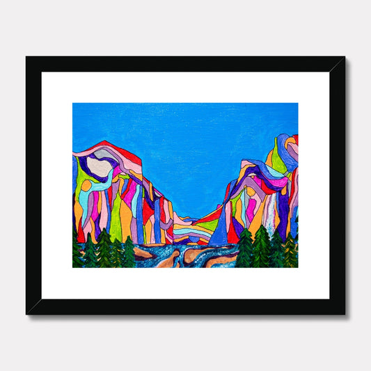 A Walk Through the Valley Framed & Mounted Print