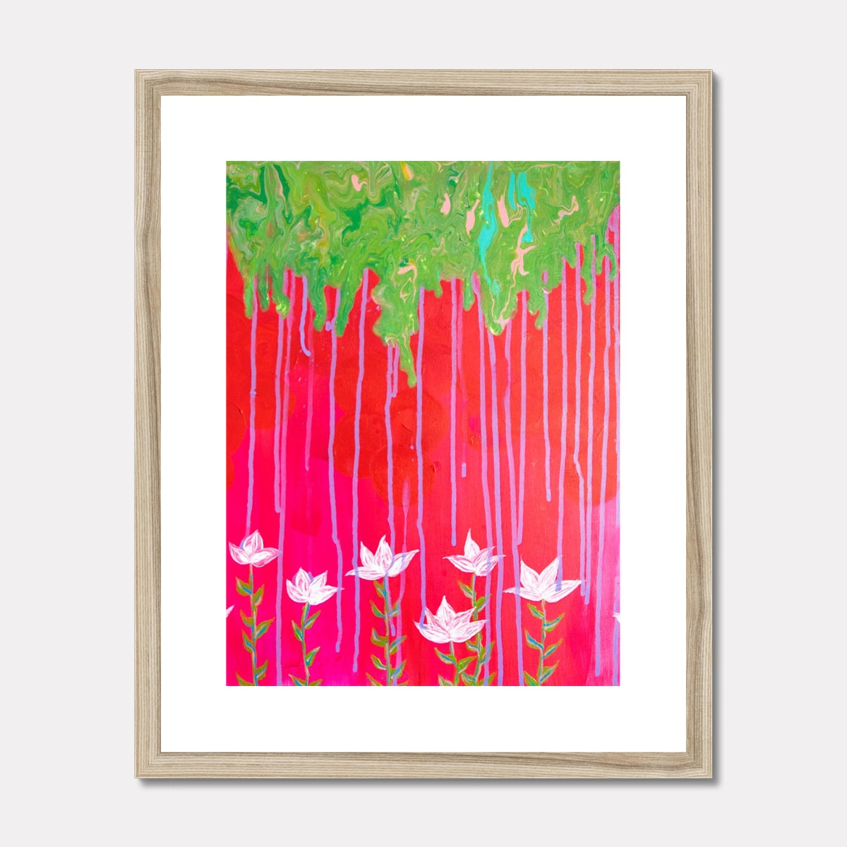 April Showers Bring May Flowers Framed & Mounted Print