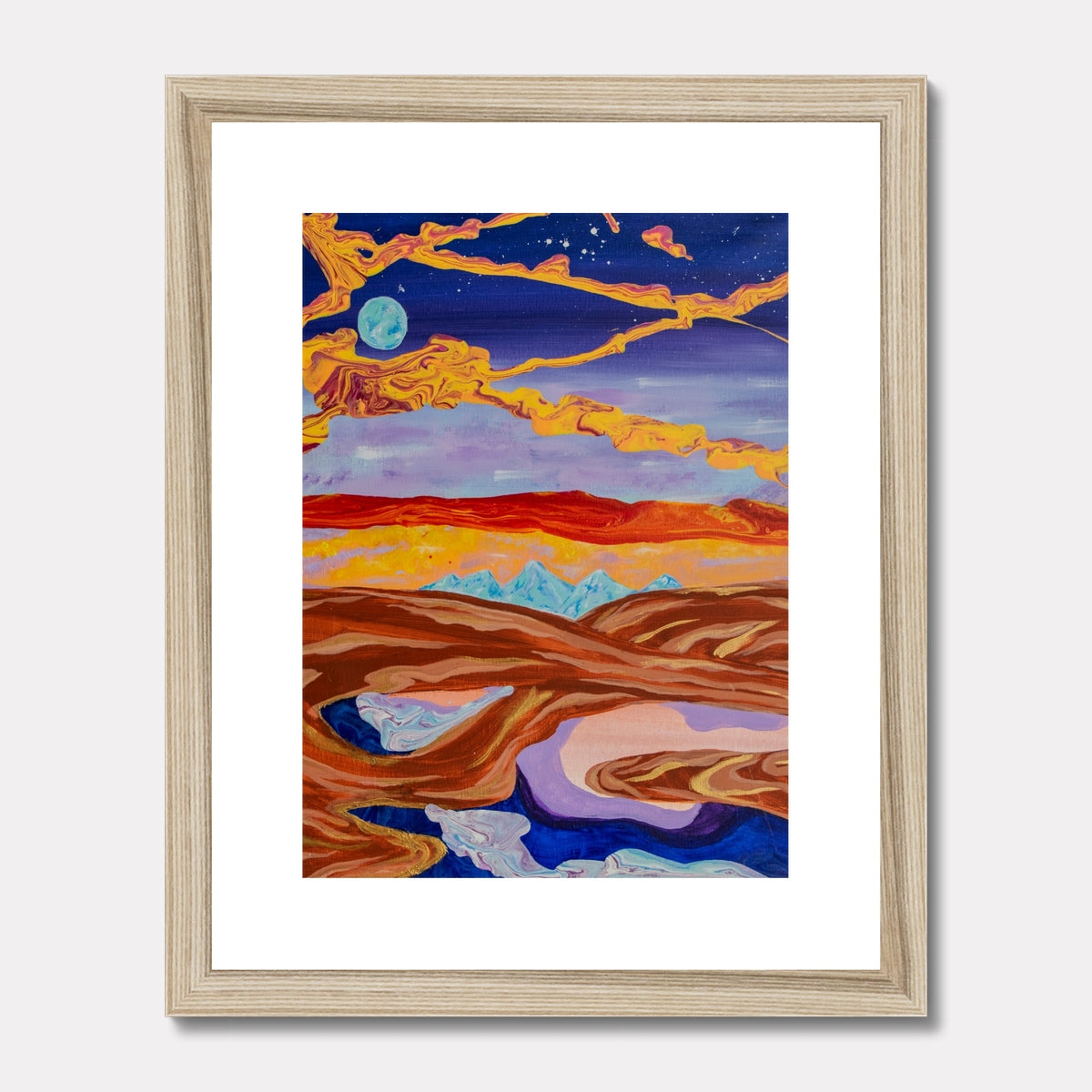 Aurora Evening Framed & Mounted Print