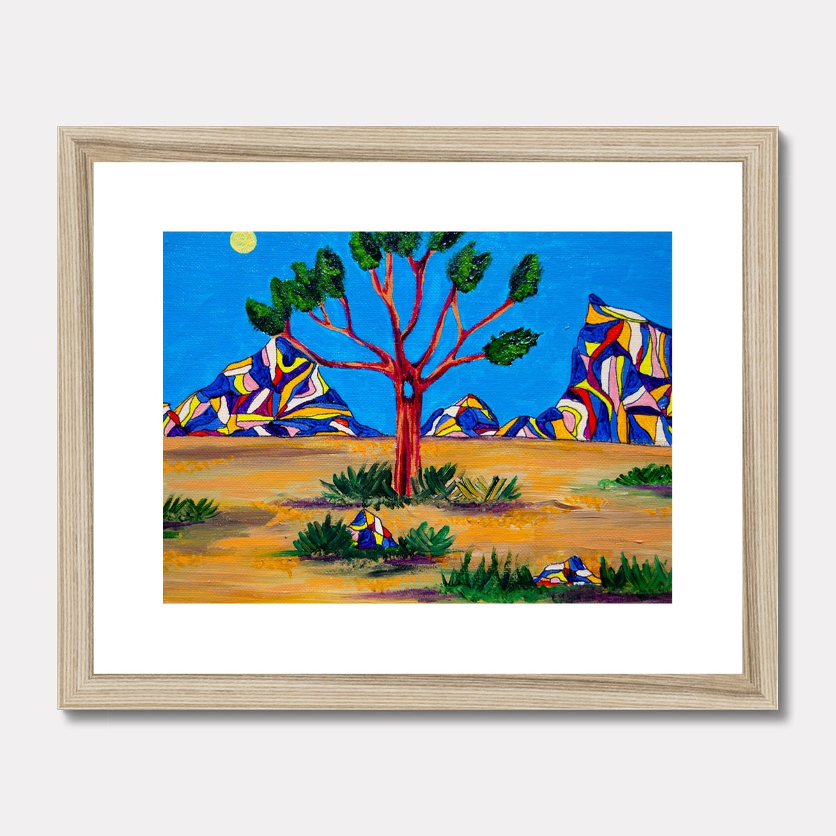 Lone Tree Framed & Mounted Print