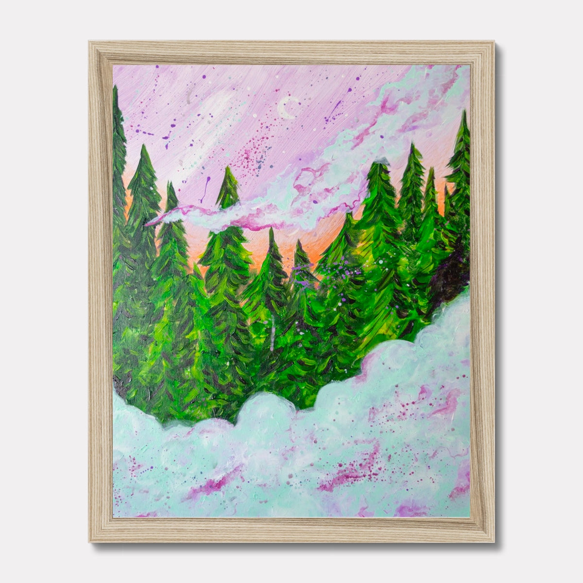 Forest Fog Framed Print