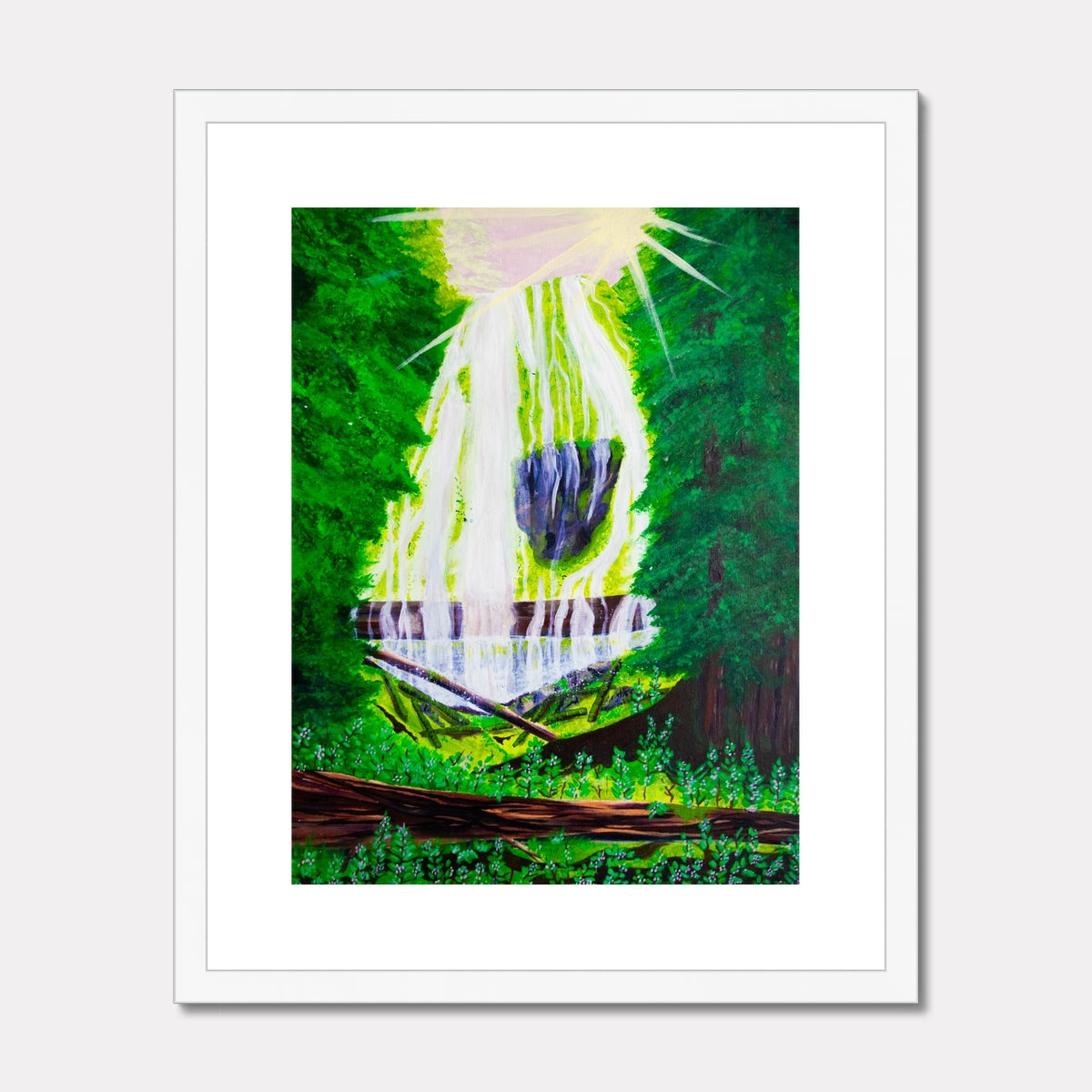 Forest Green Framed & Mounted Print