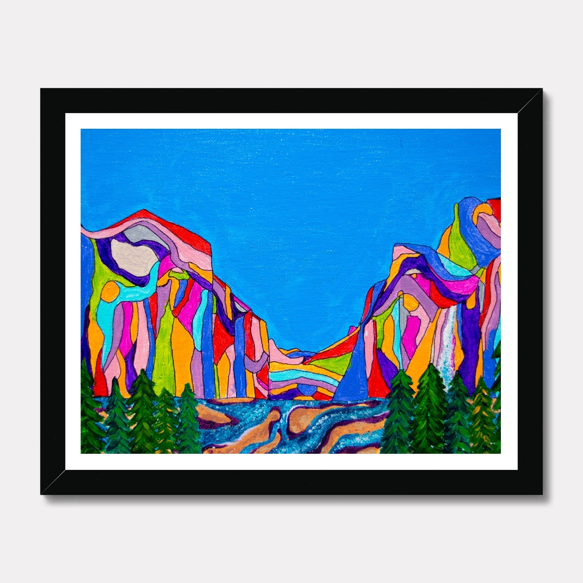 The Valley Framed Print