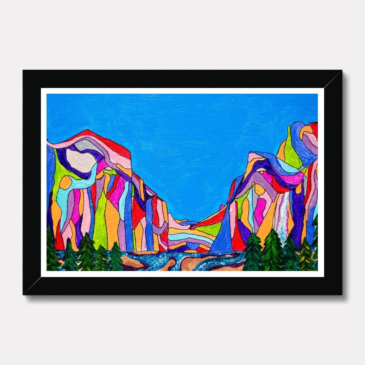 A Walk Through the Valley Framed Print