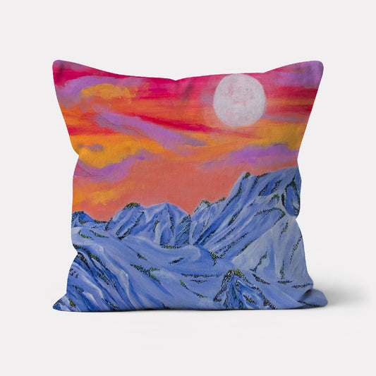 Moon Glow Art Deco Pillow