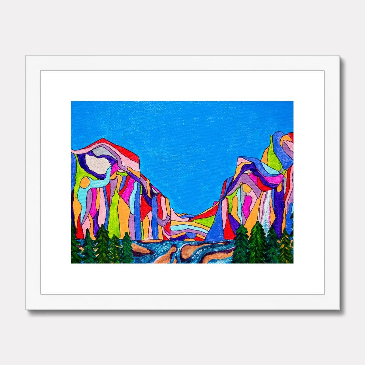 A Walk Through the Valley Framed & Mounted Print