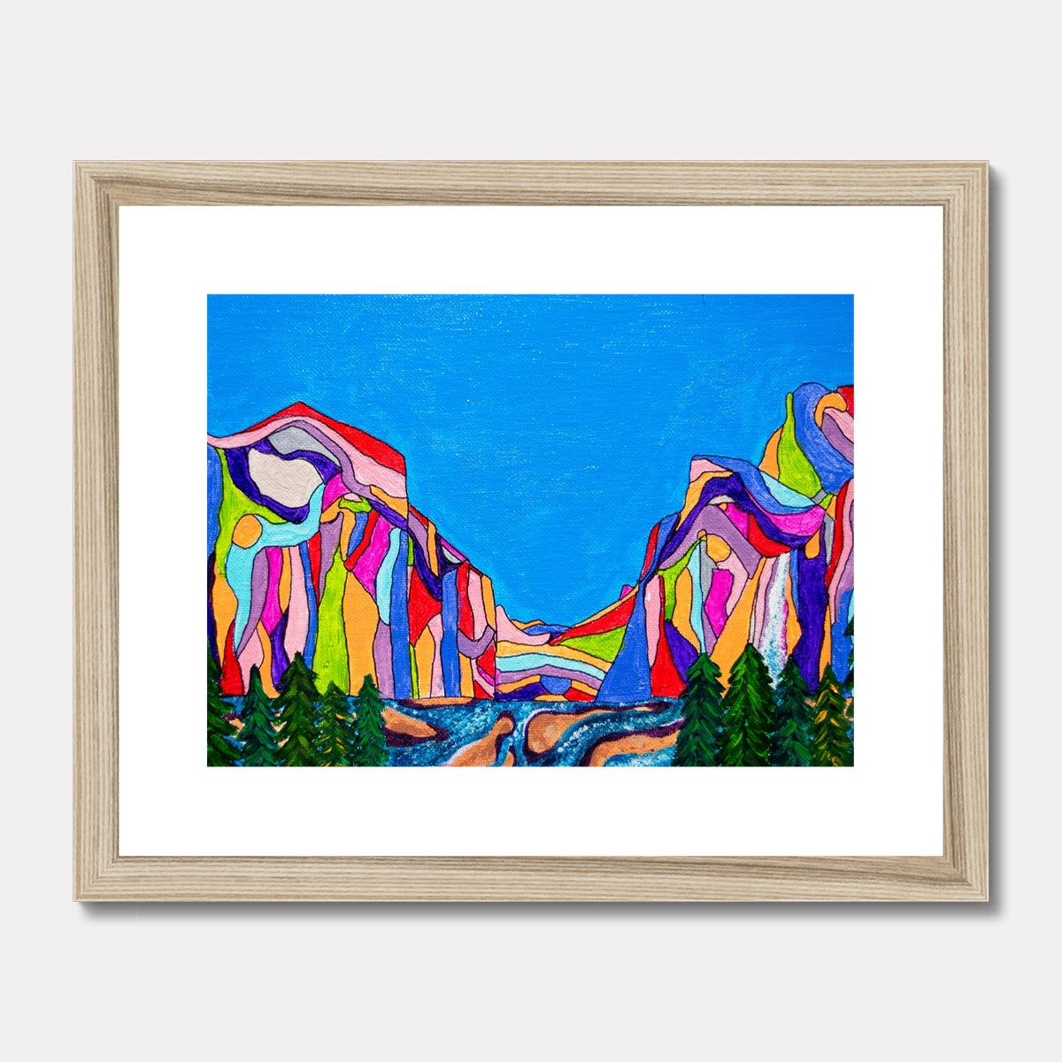 A Walk Through the Valley Framed & Mounted Print