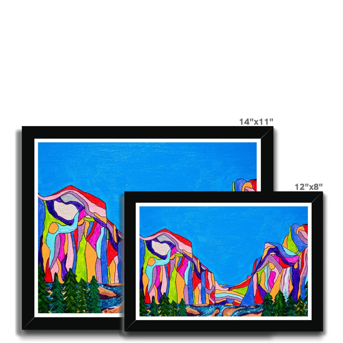 A Walk Through the Valley Framed Print