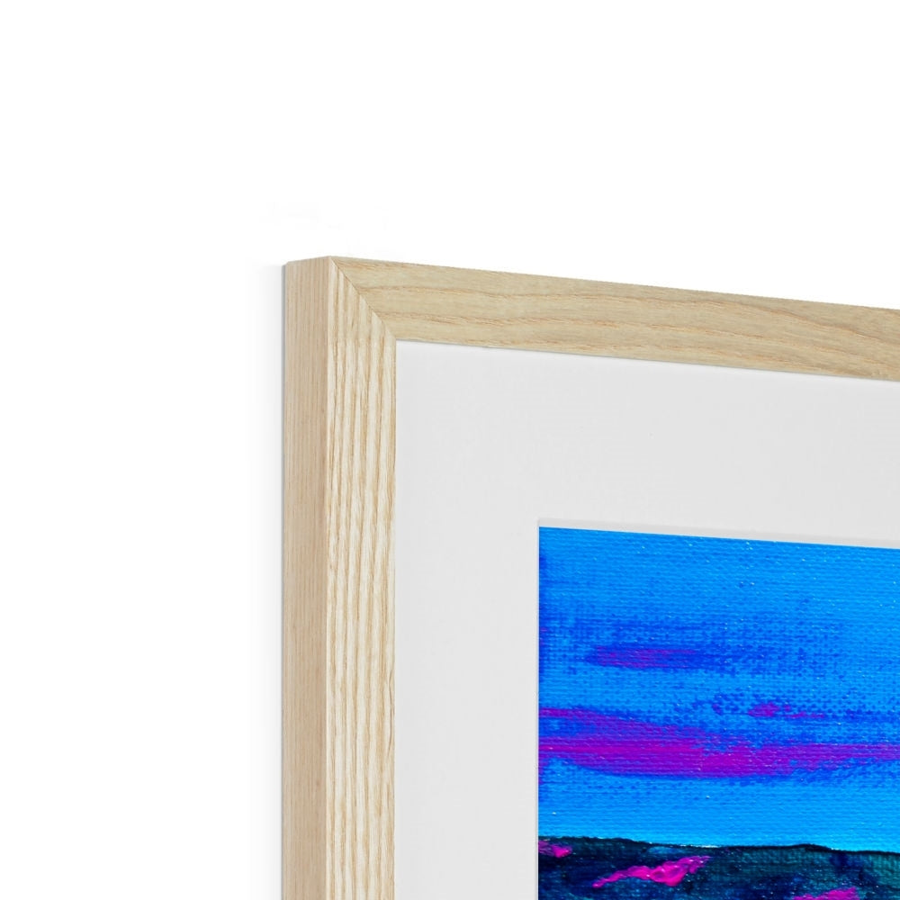 Desert Stripes Framed & Mounted Print