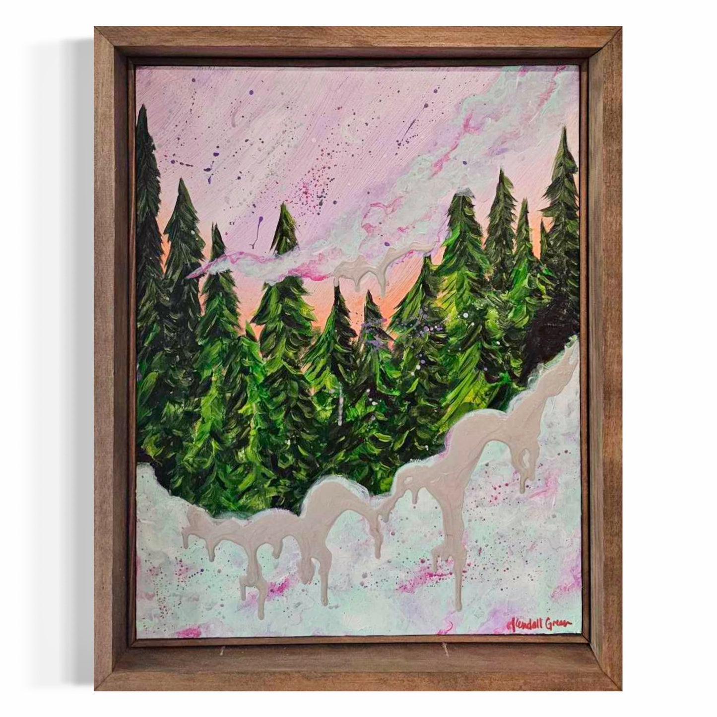 Forest Fog Original Painting