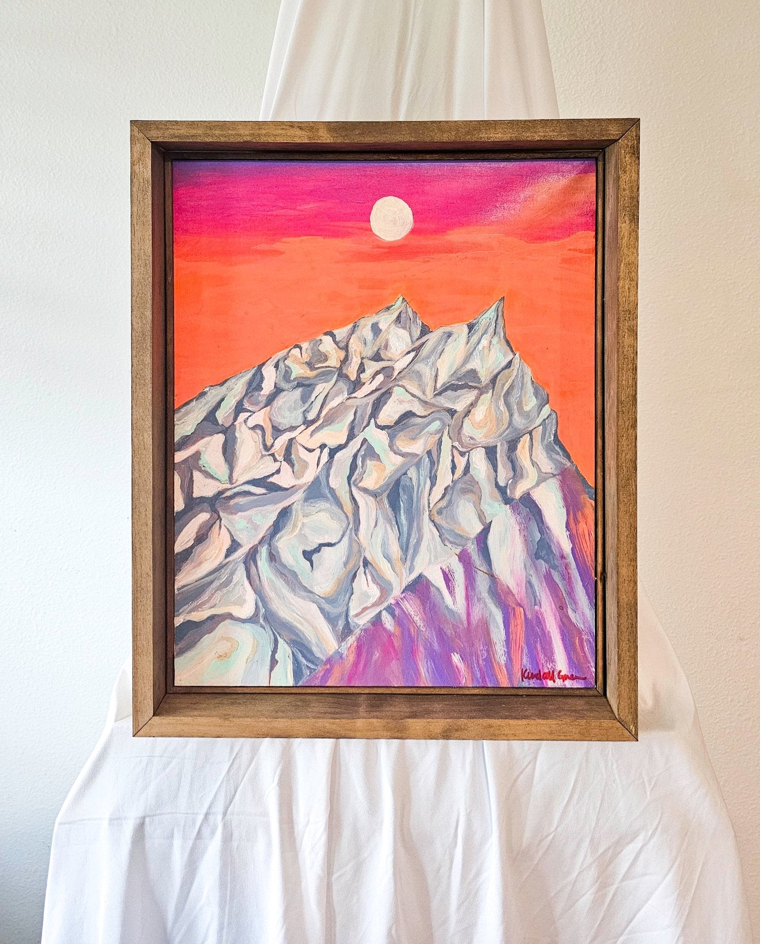 Original grand teton Mountain Artwork