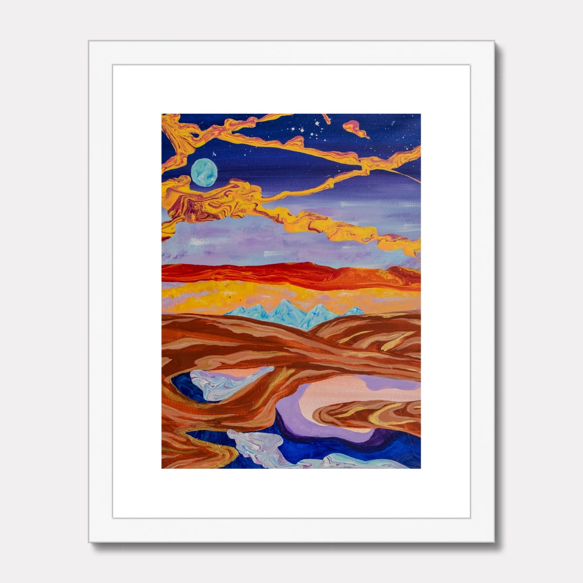 Aurora Evening Framed & Mounted Print