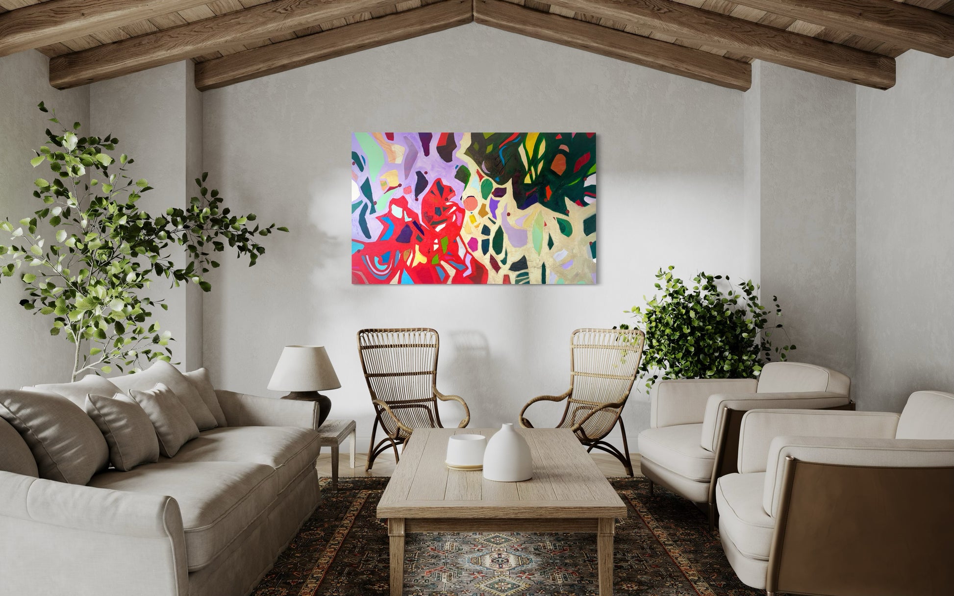 interior design abstract painting wall decor