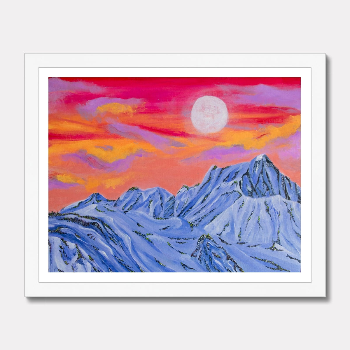 Moon Glow Framed Print