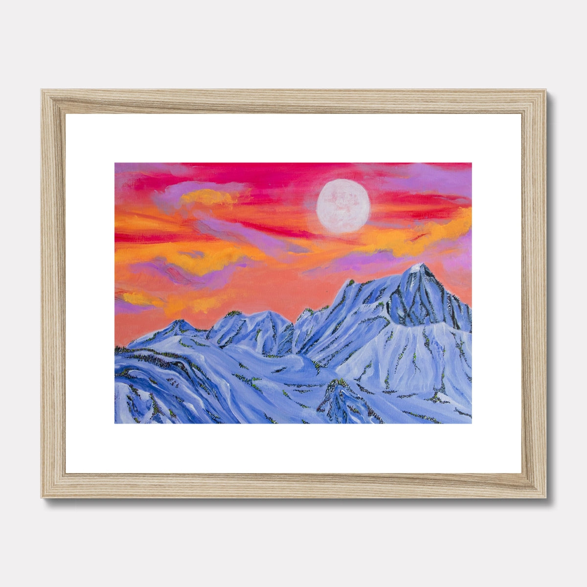 Moon Glow Framed & Mounted Print