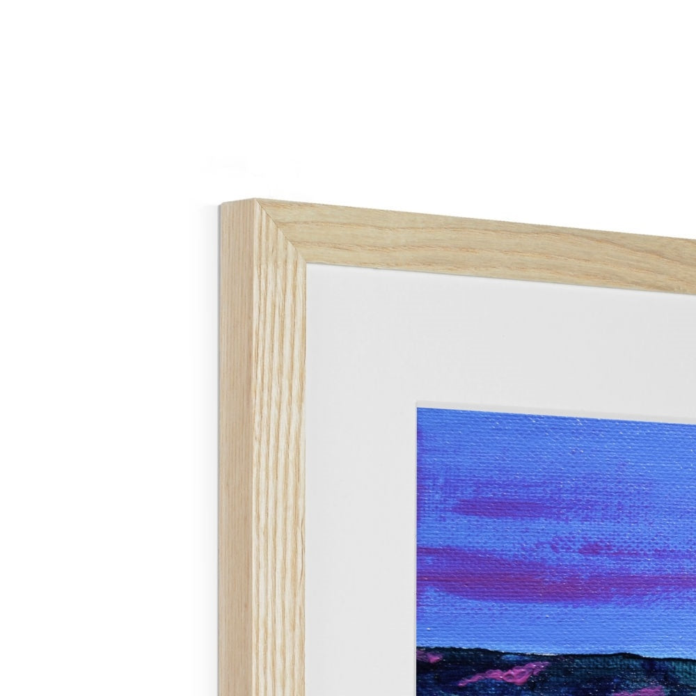 Desert Stripes Framed & Mounted Print