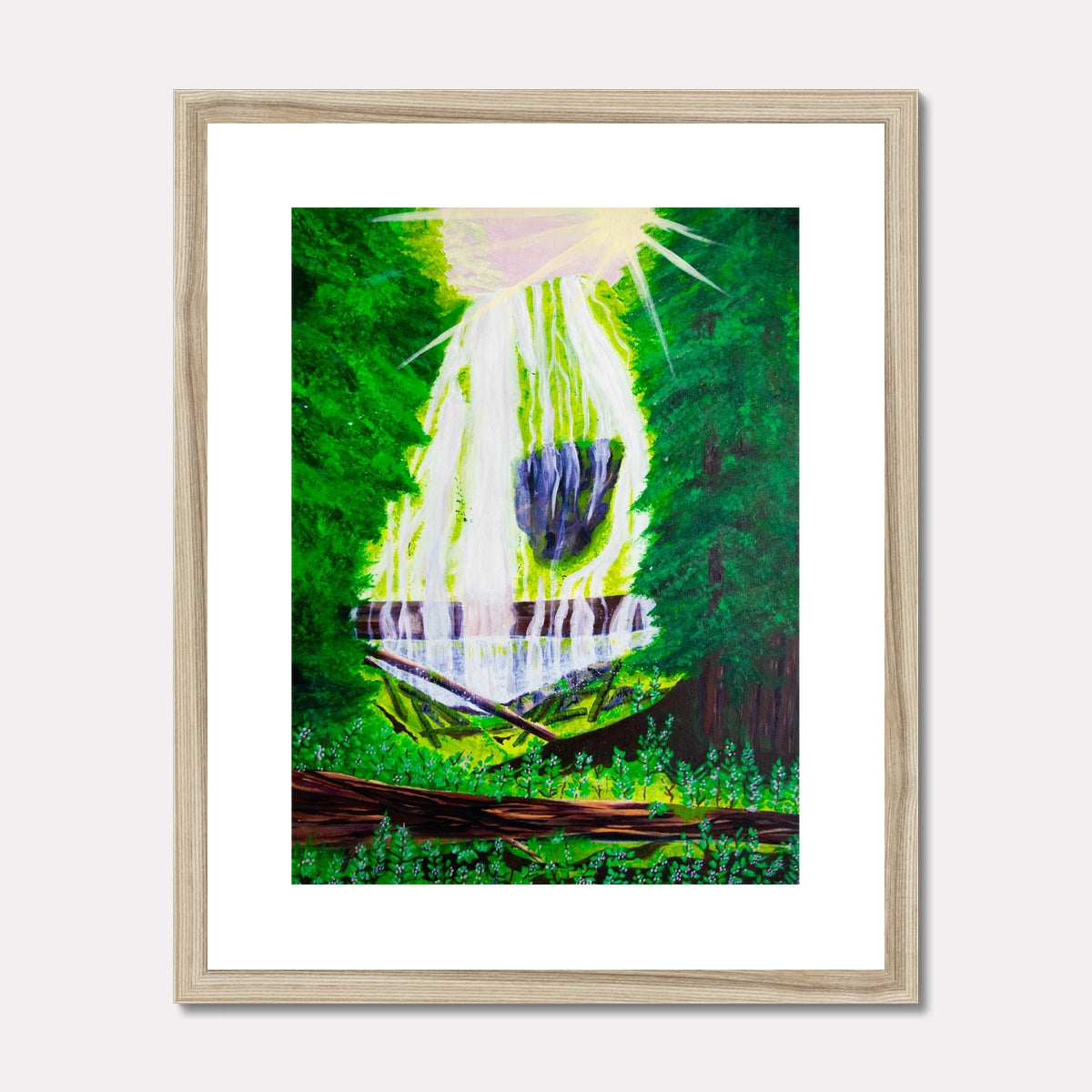 Forest Green Framed & Mounted Print