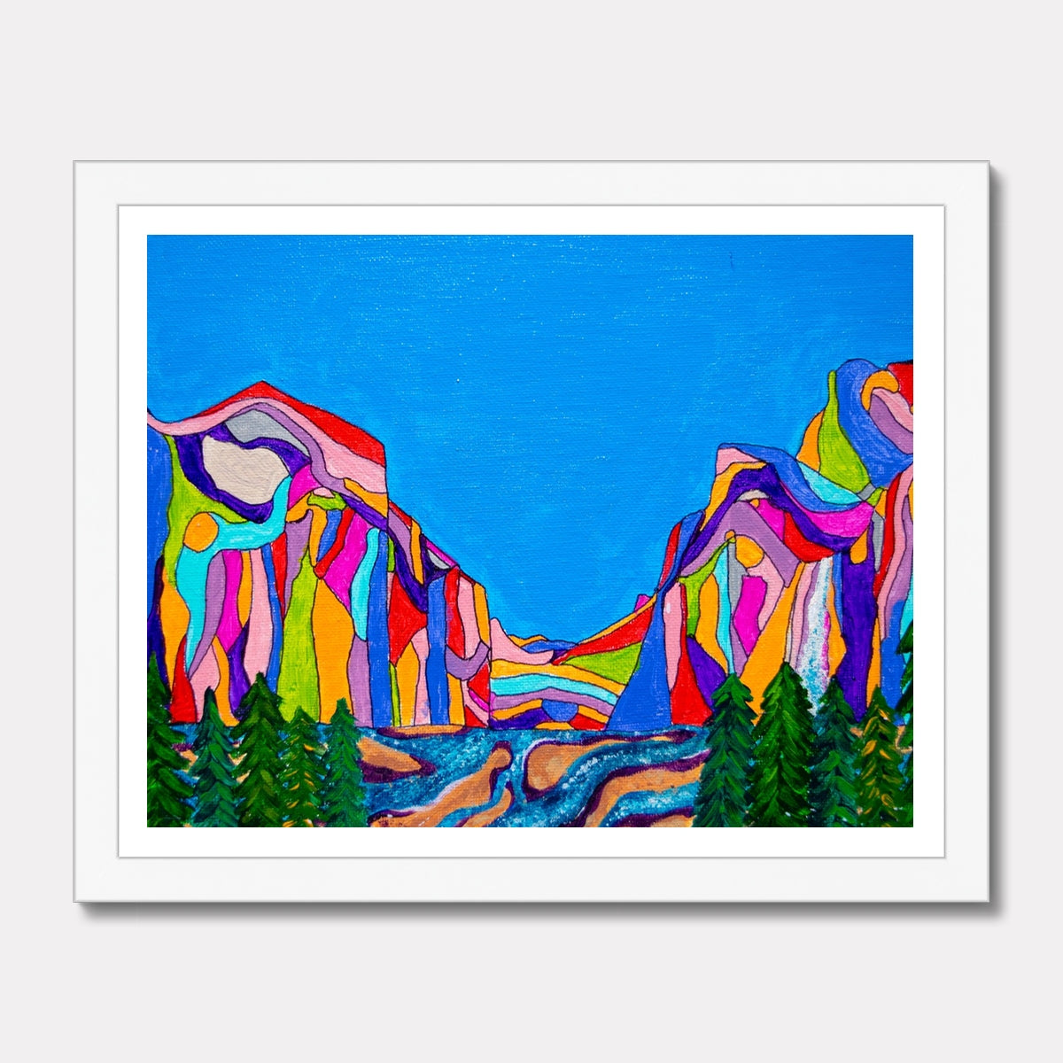 The Valley Framed Print