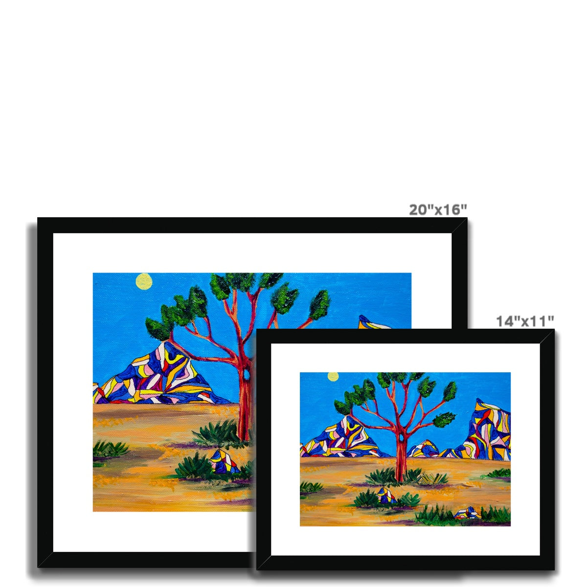 Lone Tree Framed & Mounted Print