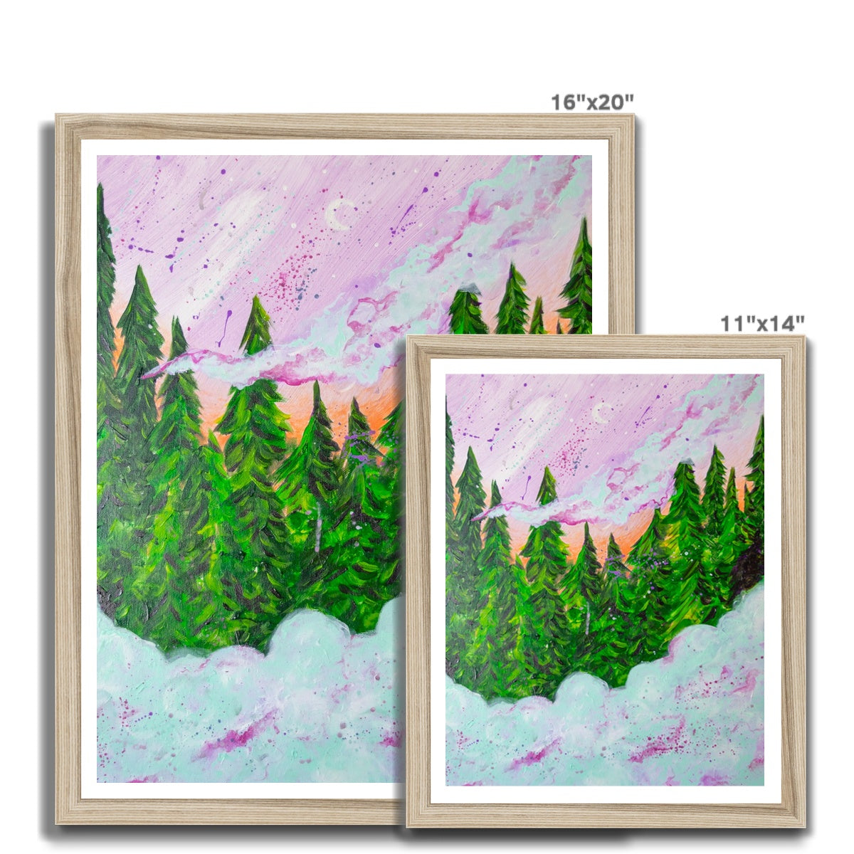 Forest Fog Framed Print