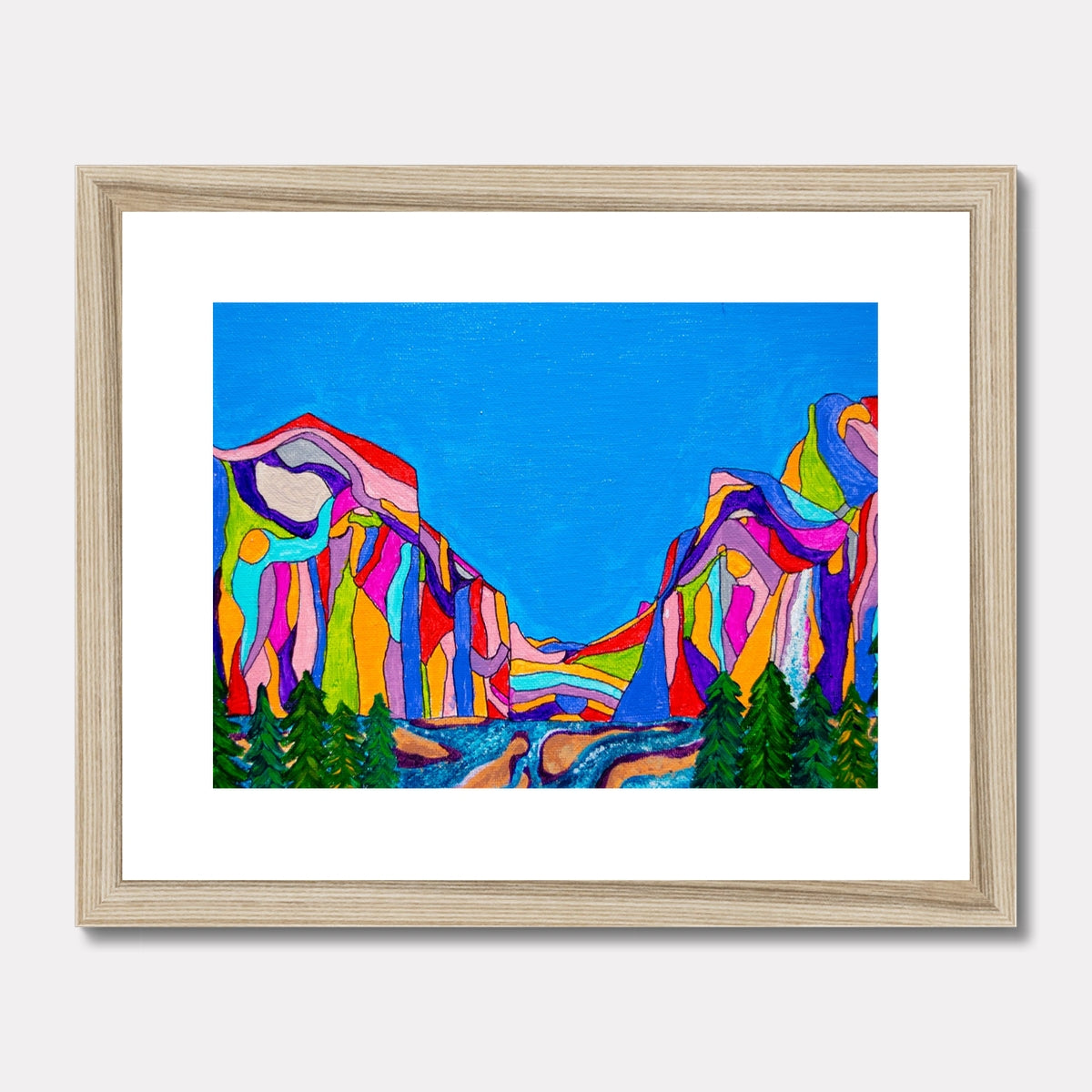 The Valley Framed & Mounted Print