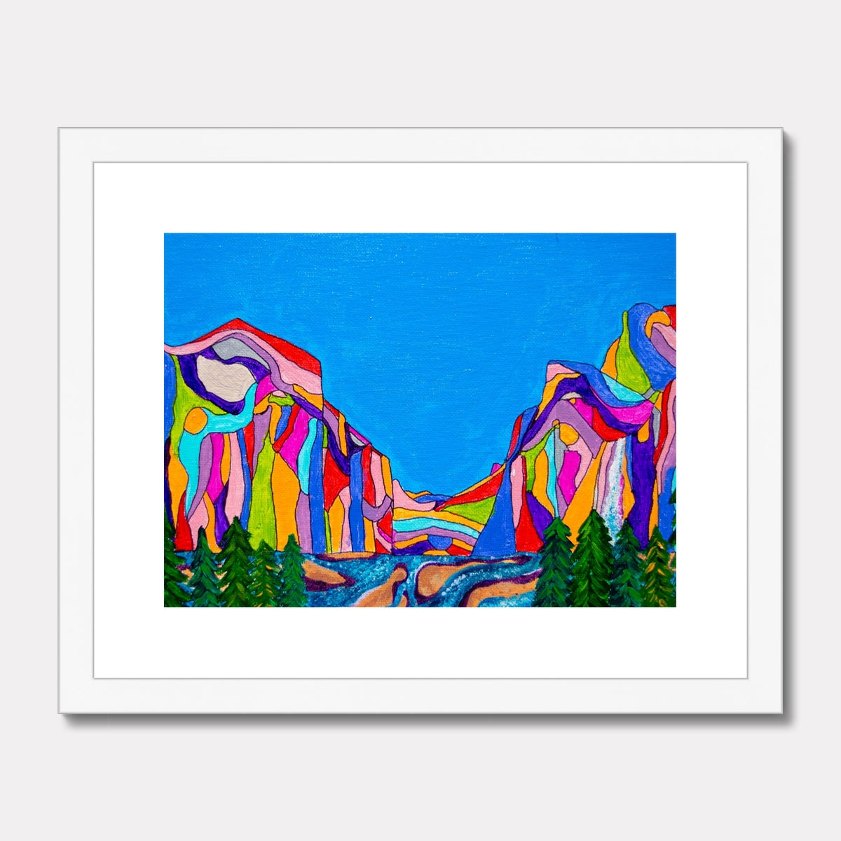 The Valley Framed & Mounted Print