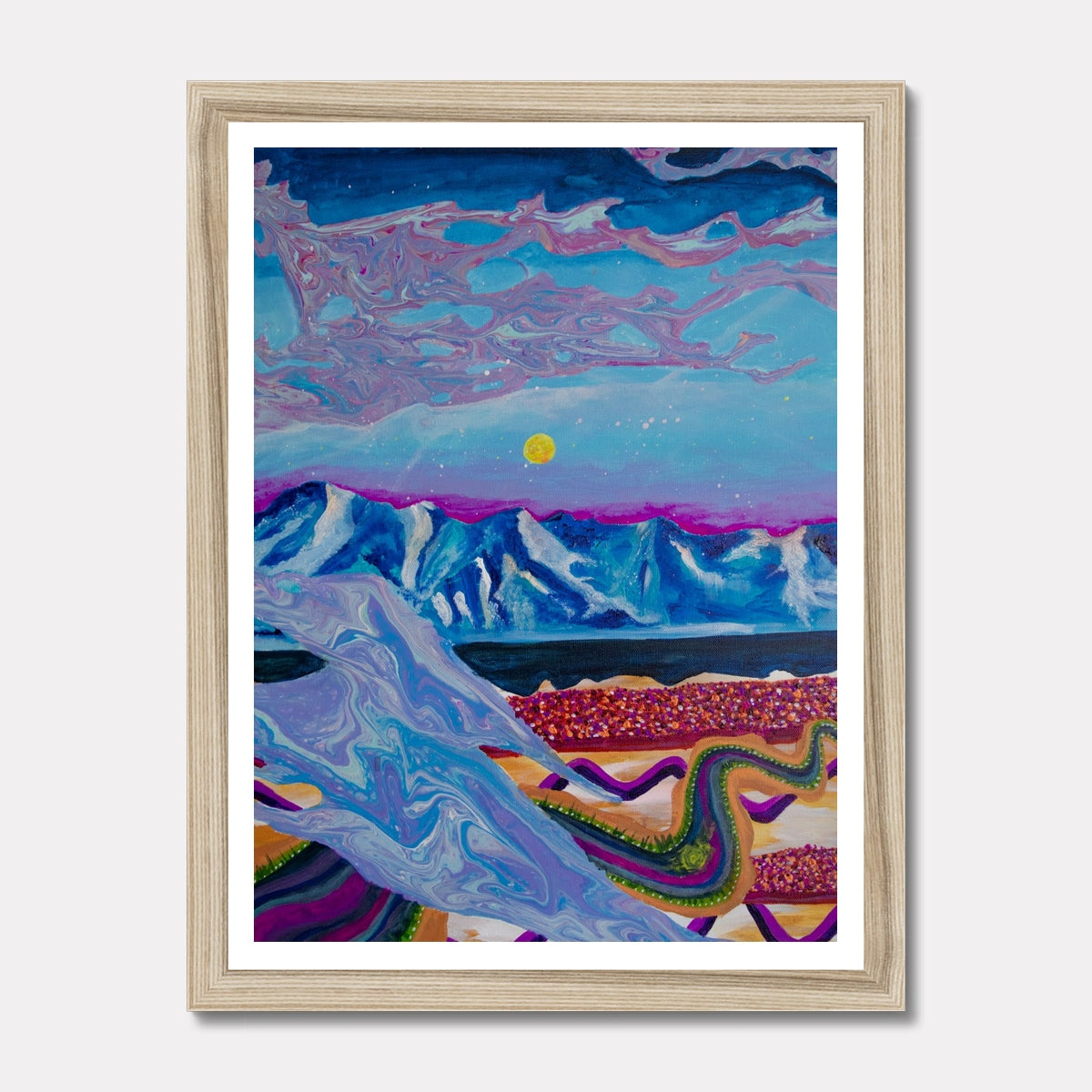 Evening hour Framed Print