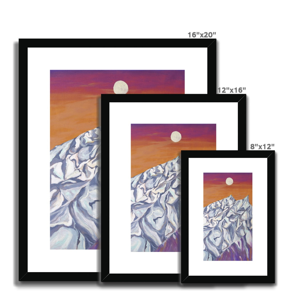 Grand Tetons Sunrise Framed & Mounted Print