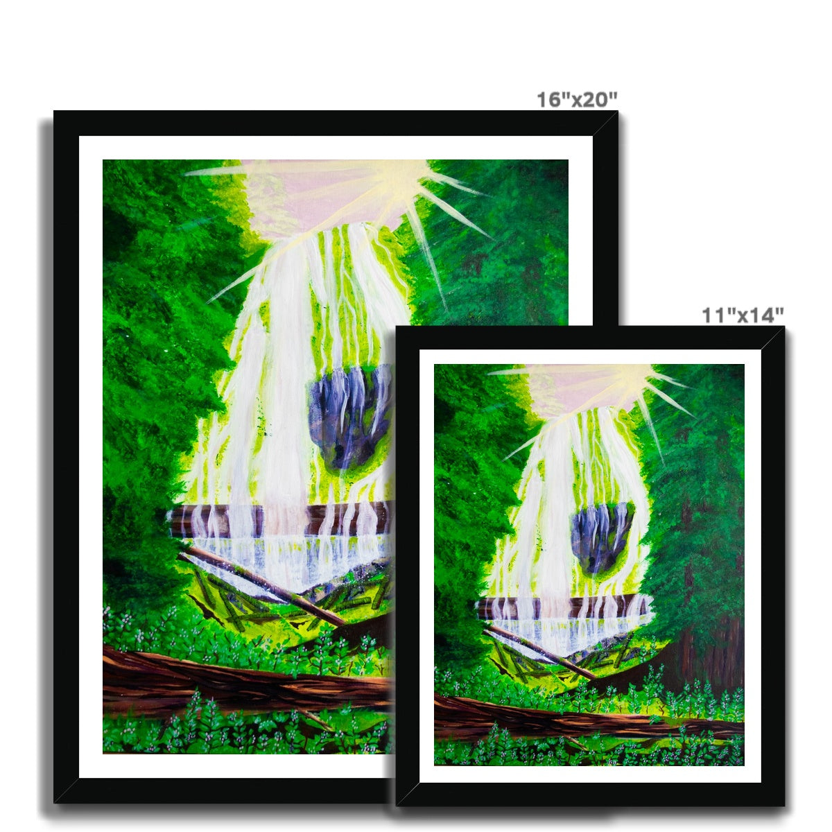 Forest Green Framed Print