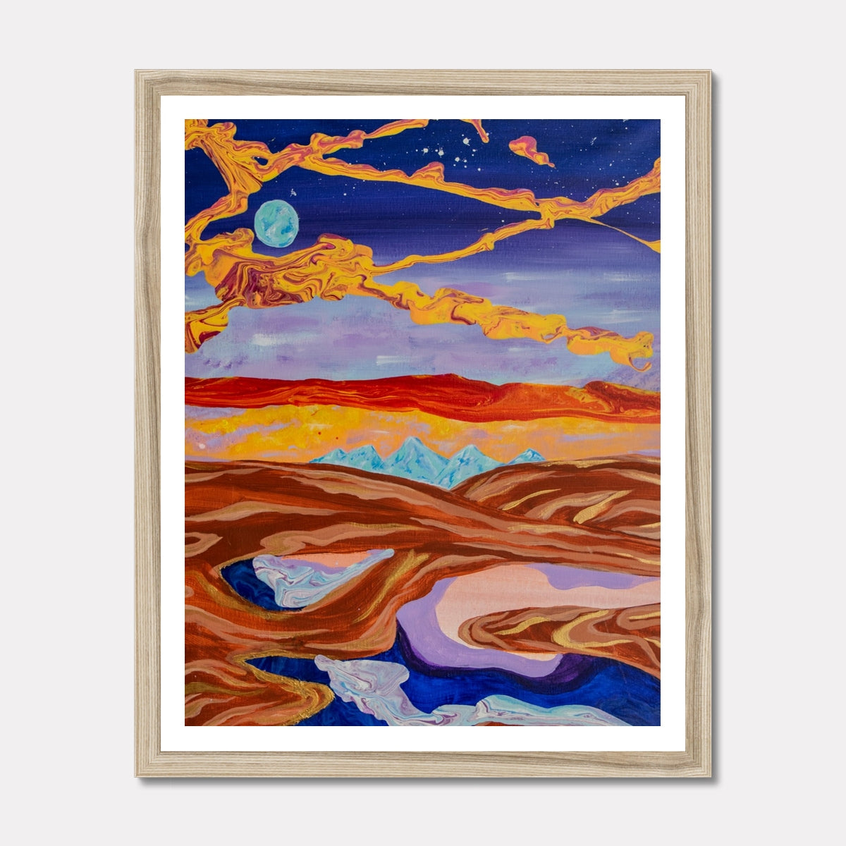 Aurora Evening Framed Print