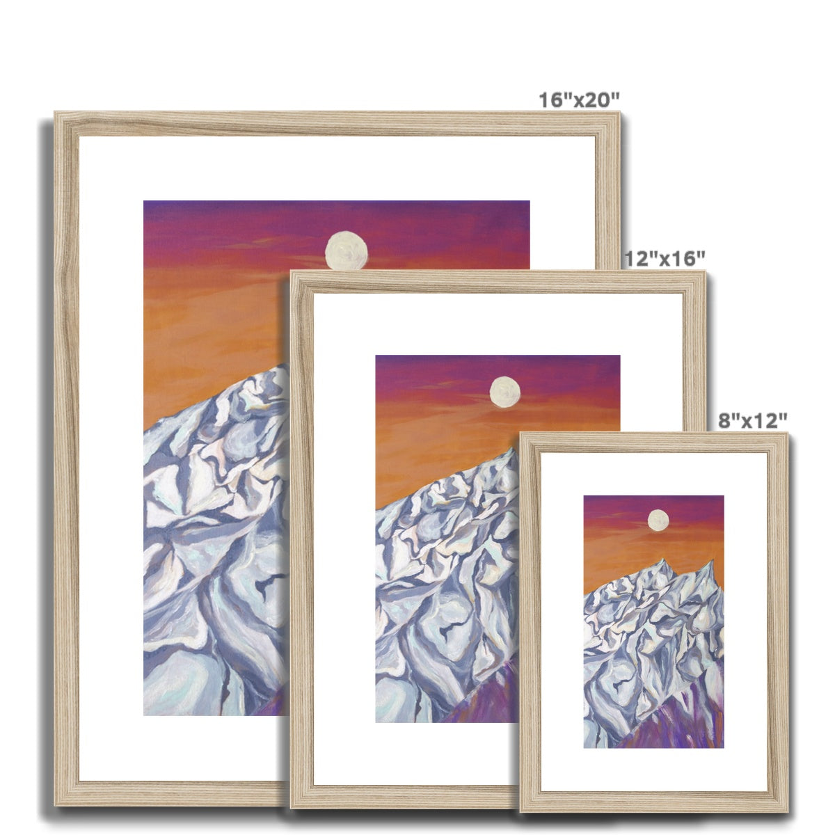 Grand Tetons Sunrise Framed & Mounted Print