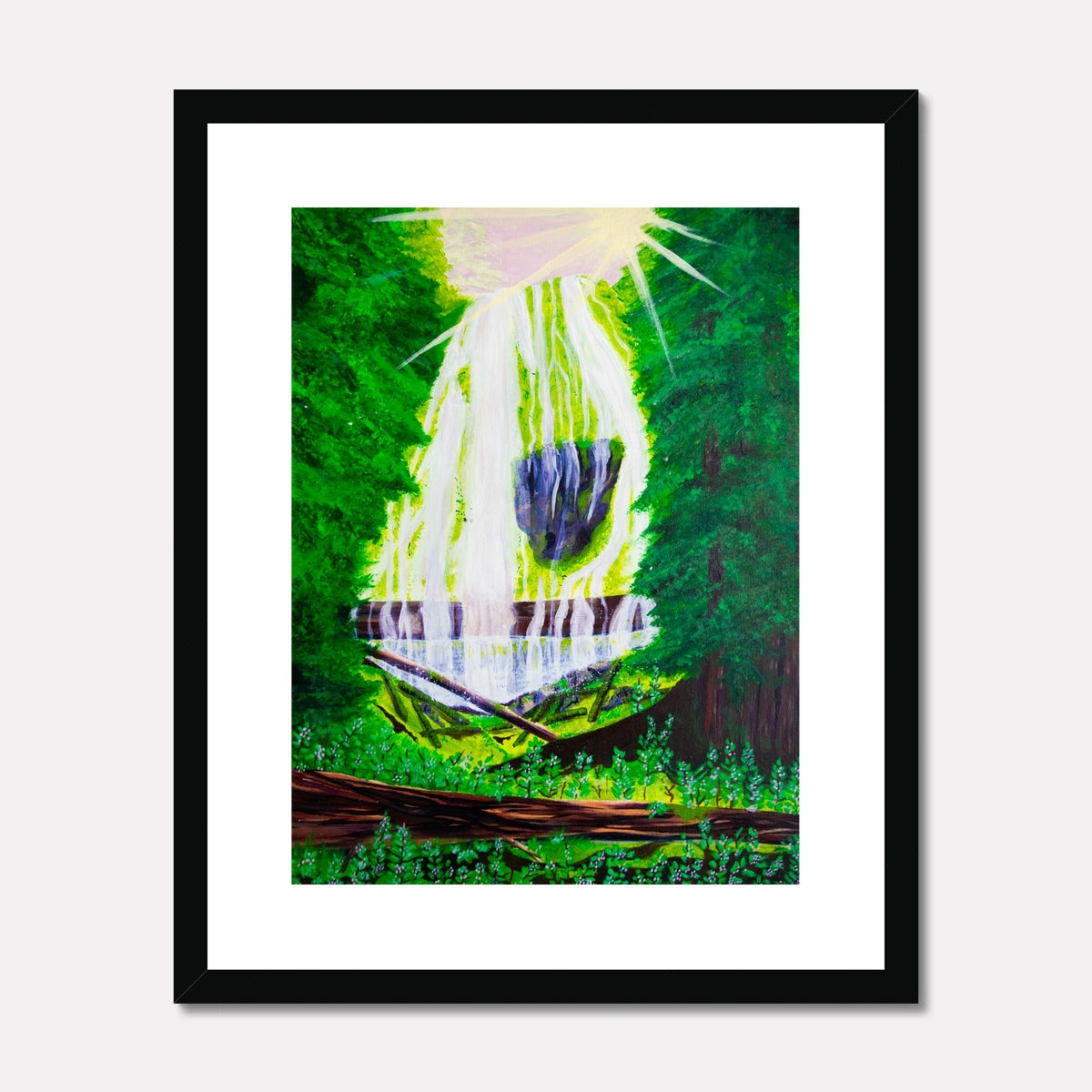 wall decor art print of forest