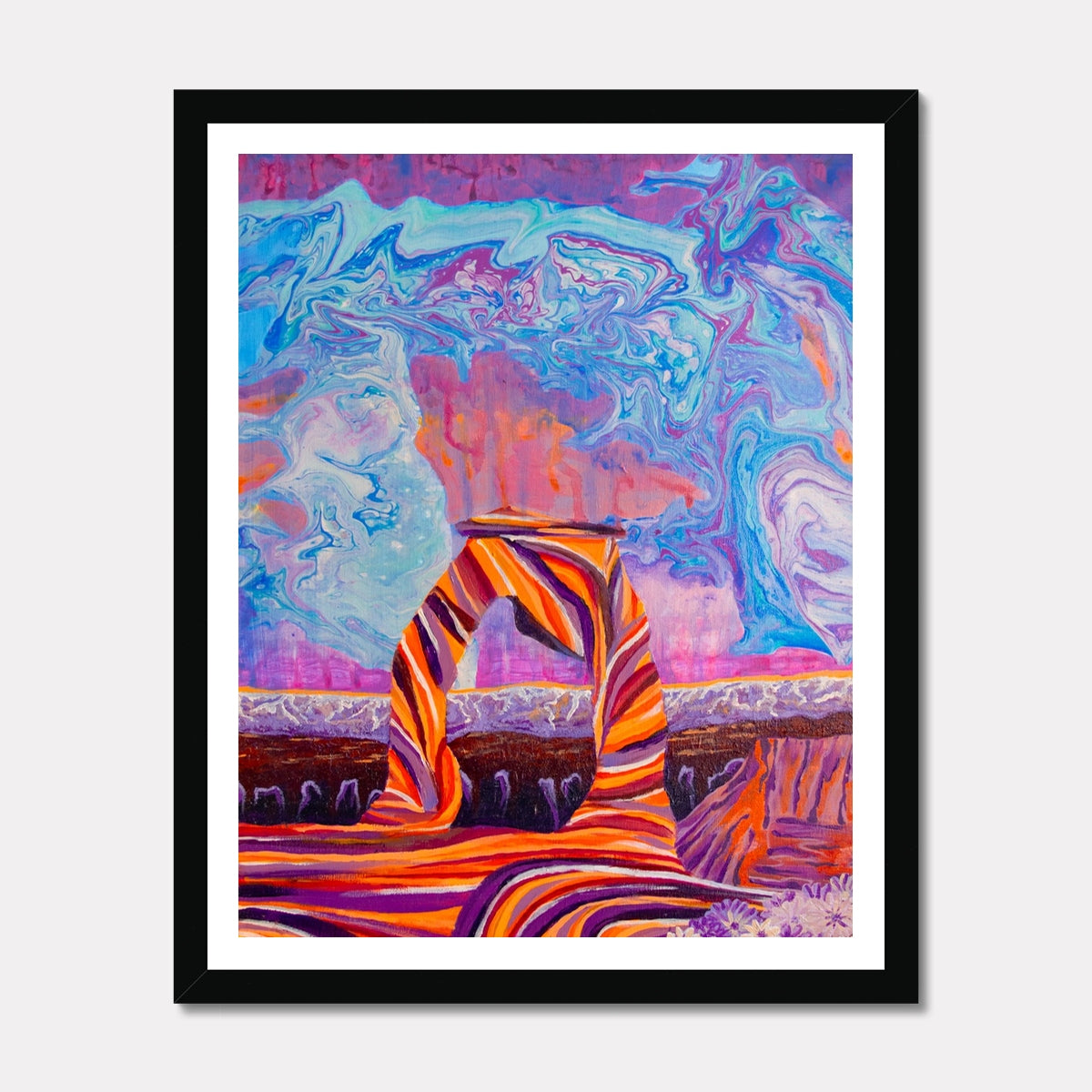 desert after rain art print