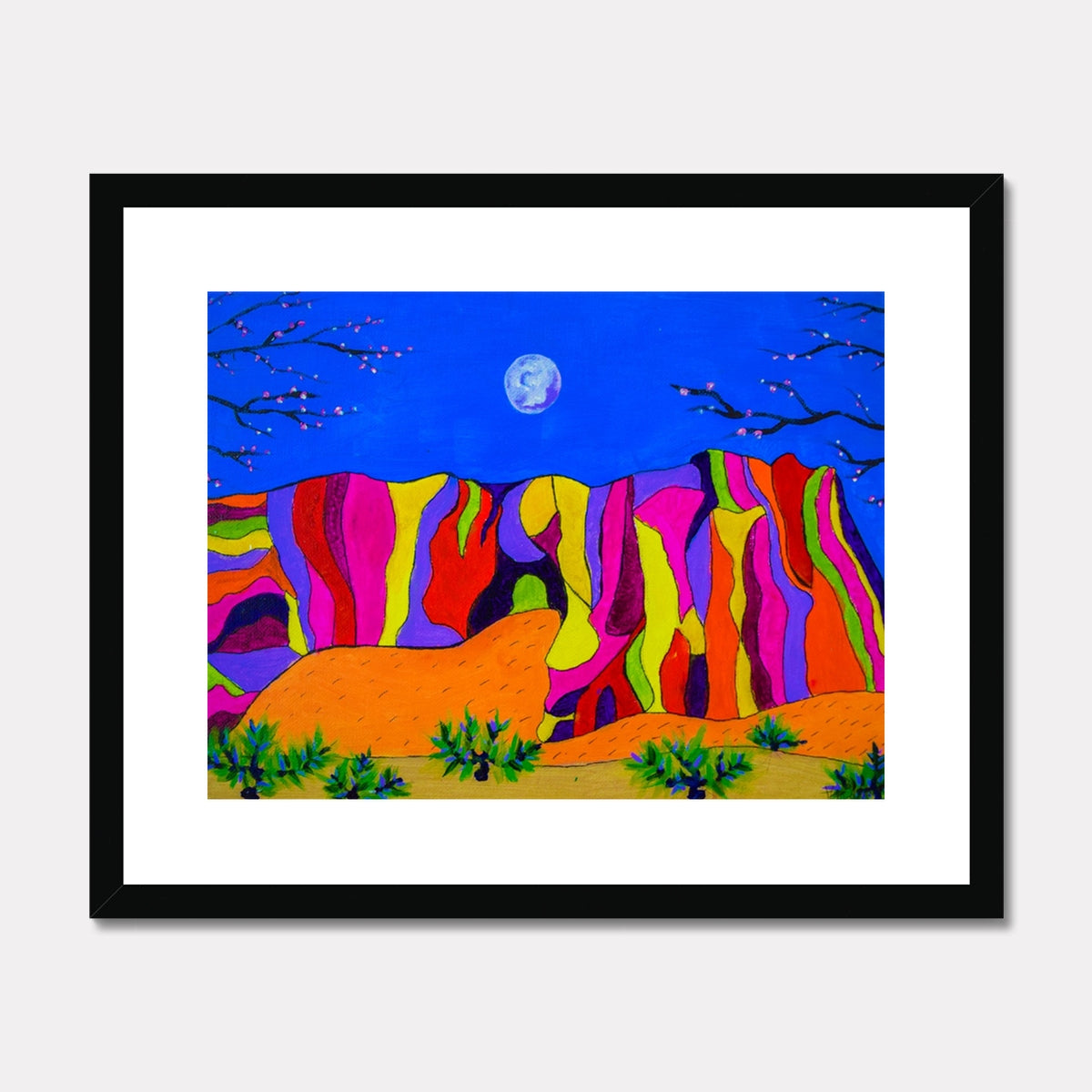 smith rock state park wall art print