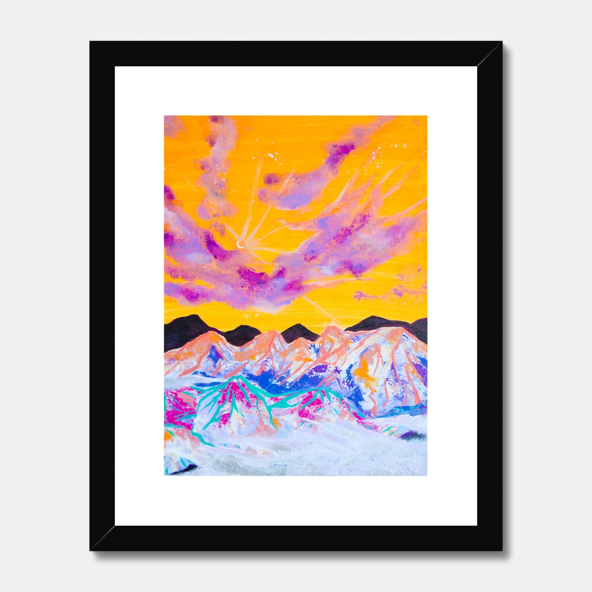 art print wall decor colorful